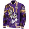 customized east carolina pirates rose mickey purple jacket best selling jacketwow