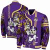 customized east carolina pirates rose mickey purple jacket fashion forward jacketwow