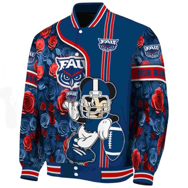 customized florida atlantic owls rose mickey blue jacket best selling jacketwow