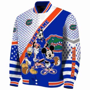 customized florida gators mickey donald goofy blue white jacket best selling jacketwow