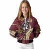 customized florida state seminoles floral print garnet jacket top rated jacketwow