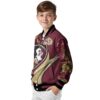 customized florida state seminoles floral print garnet jacket trendy jacketwow