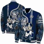 customized georgia southern eagles rose mickey blue jacket best selling jacketwow