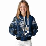 customized georgia southern eagles rose mickey blue jacket best selling jacketwow