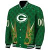customized green bay packers shamrock pattern green jacket best selling jacketwow