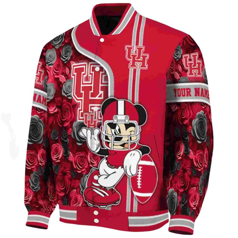 customized houston cougars rose mickey red jacket best selling jacketwow