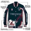 customized houston texans flaming football blue white jacket new arrival jacketwow