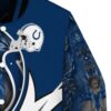 customized indianapolis colts floral print blue jacket premium grade jacketwow