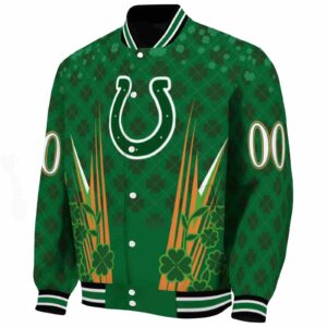 customized indianapolis colts shamrock pattern green jacket best selling jacketwow