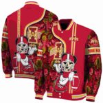 customized iowa state cyclones rose mickey red jacket best selling jacketwow
