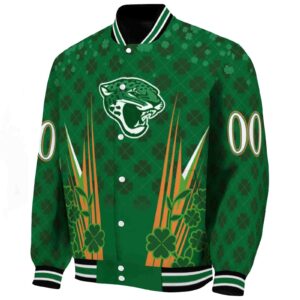 customized jacksonville jaguars shamrock pattern green jacket best selling jacketwow