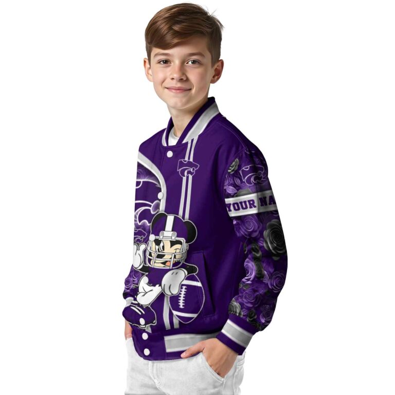 customized kansas state wildcats rose mickey purple jacket trendy jacketwow