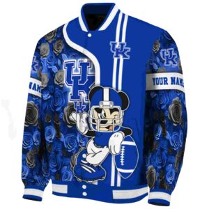 customized kentucky wildcats rose mickey blue jacket best selling jacketwow