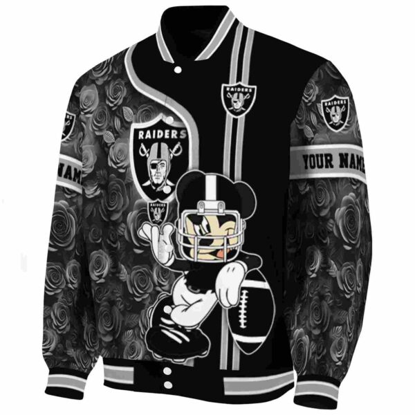 customized las vegas raiders rose mickey black jacket best selling jacketwow