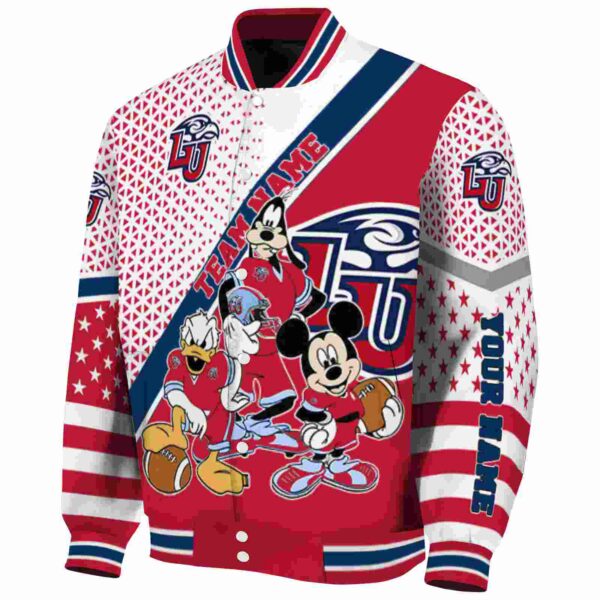 customized liberty flames mickey donald goofy red white jacket best selling jacketwow