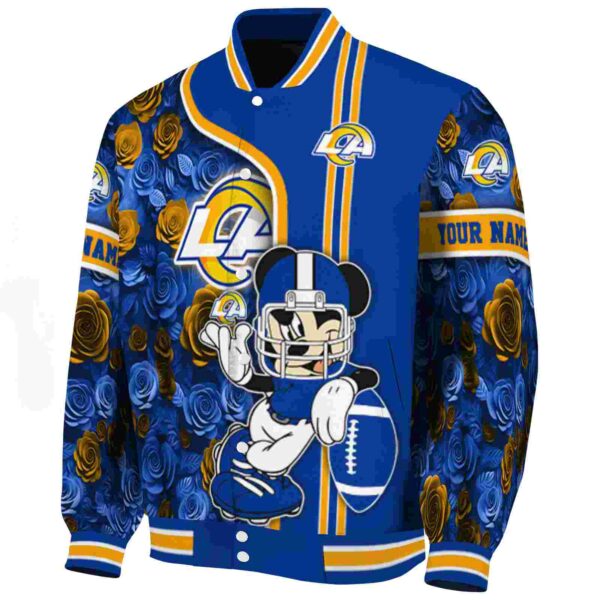 customized los angeles rams rose mickey blue jacket best selling jacketwow