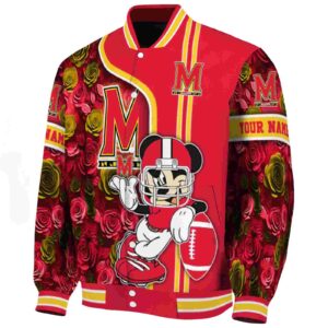 customized maryland terrapins rose mickey red jacket best selling jacketwow