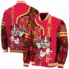 customized maryland terrapins rose mickey red jacket fashion forward jacketwow