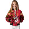 customized maryland terrapins rose mickey red jacket top rated jacketwow