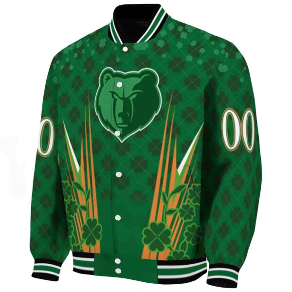 customized memphis grizzlies shamrock pattern green jacket best selling jacketwow