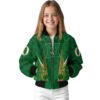 customized miami redhawks shamrock pattern green jacket top rated jacketwow