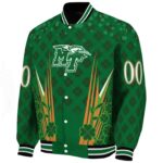 customized middle tennessee blue raiders shamrock pattern green jacket best selling jacketwow