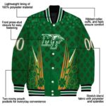 customized middle tennessee blue raiders shamrock pattern green jacket best selling jacketwow