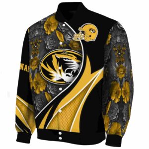 customized missouri tigers floral print black jacket best selling jacketwow