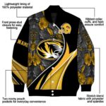 customized missouri tigers floral print black jacket best selling jacketwow