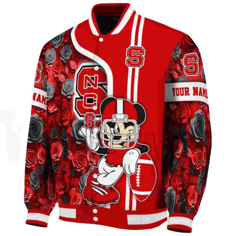 customized nc state wolfpack rose mickey red jacket best selling jacketwow