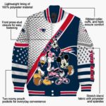 customized new england patriots mickey donald goofy blue white jacket best selling jacketwow