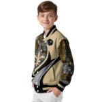 customized new orleans saints floral print gold jacket best selling jacketwow