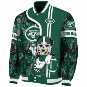 customized new york jets rose mickey green jacket best selling jacketwow