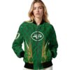 customized new york jets shamrock pattern green jacket latest model jacketwow