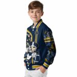 customized notre dame fighting irish rose mickey navy jacket best selling jacketwow