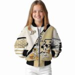 customized purdue boilermakers mickey donald goofy gold white jacket best selling jacketwow