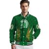customized san jose state spartans shamrock pattern green jacket high quality jacketwow
