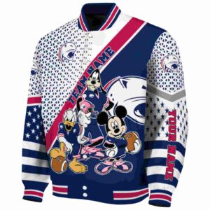 customized south alabama jaguars mickey donald goofy blue white jacket best selling jacketwow