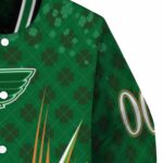 customized st louis blues shamrock pattern green jacket best selling jacketwow