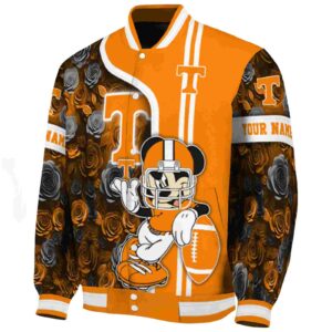 customized tennessee volunteers rose mickey orange jacket best selling jacketwow