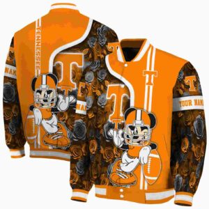 customized tennessee volunteers rose mickey orange jacket fashion forward jacketwow