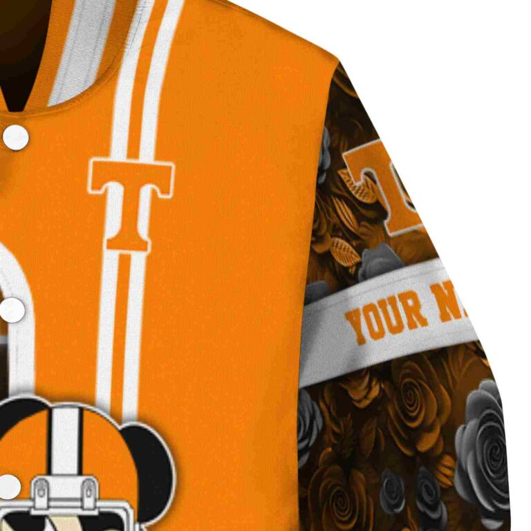 customized tennessee volunteers rose mickey orange jacket premium grade jacketwow