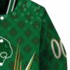 customized texas state bobcats shamrock pattern green jacket premium grade jacketwow