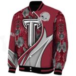 customized troy trojans floral print red jacket best selling jacketwow