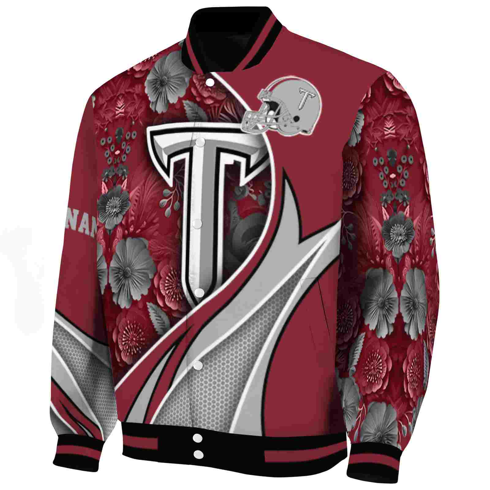customized troy trojans floral print red jacket best selling jacketwow customized troy trojans floral print red jacket best selling jacketwow