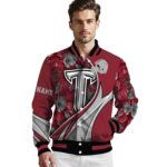 customized troy trojans floral print red jacket best selling jacketwow