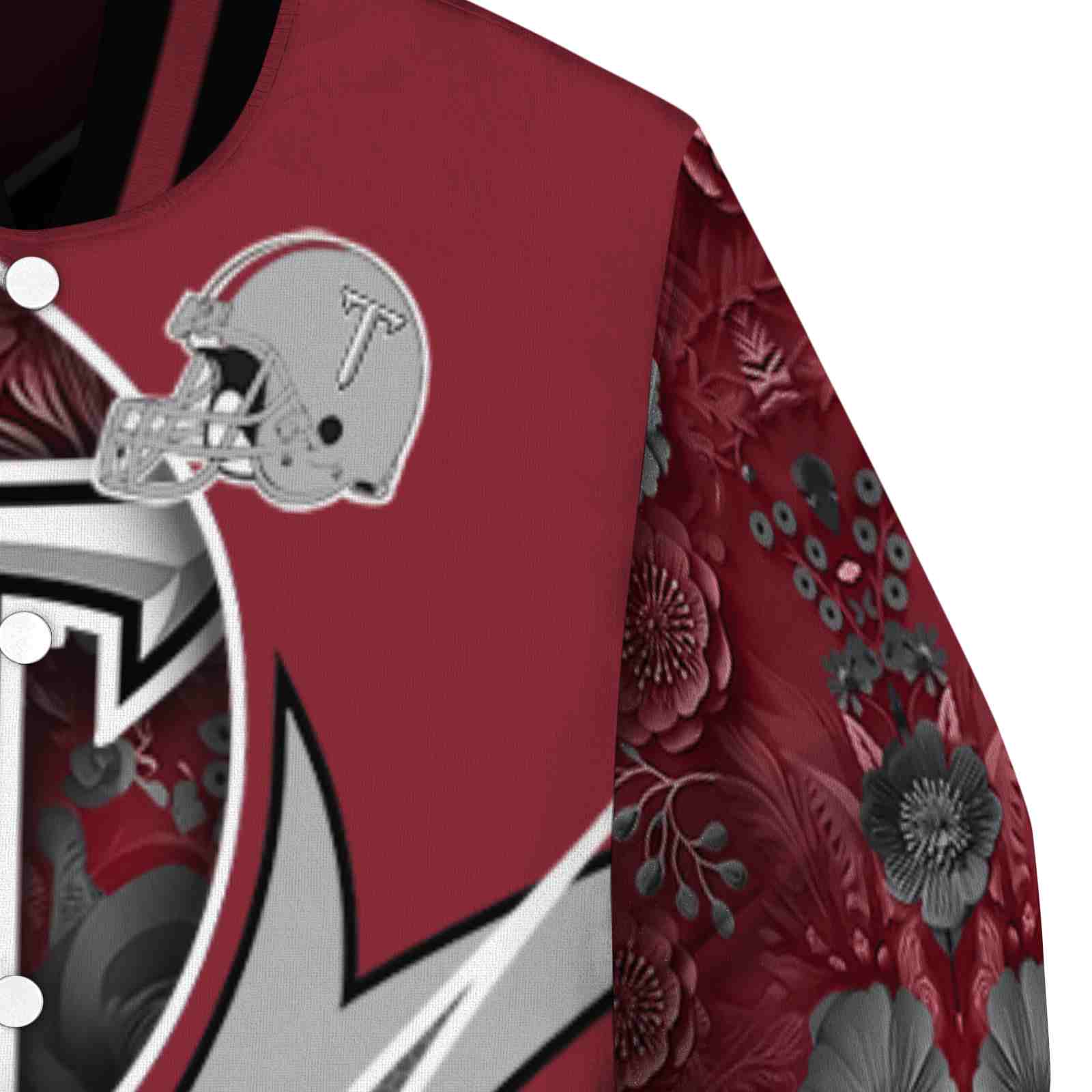 customized troy trojans floral print red jacket premium grade jacketwow customized troy trojans floral print red jacket premium grade jacketwow