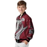 customized troy trojans floral print red jacket best selling jacketwow