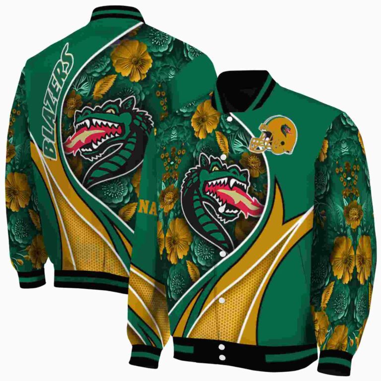customized uab blazers floral print green jacket fashion forward jacketwow