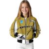 customized ucf knights flaming football gold white jacket top rated jacketwow